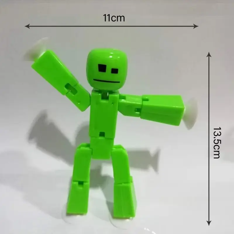 Dual Pack Suction Cup Collectible Action Figures and Accessories Stop Motion Animation Ages 4 and Up