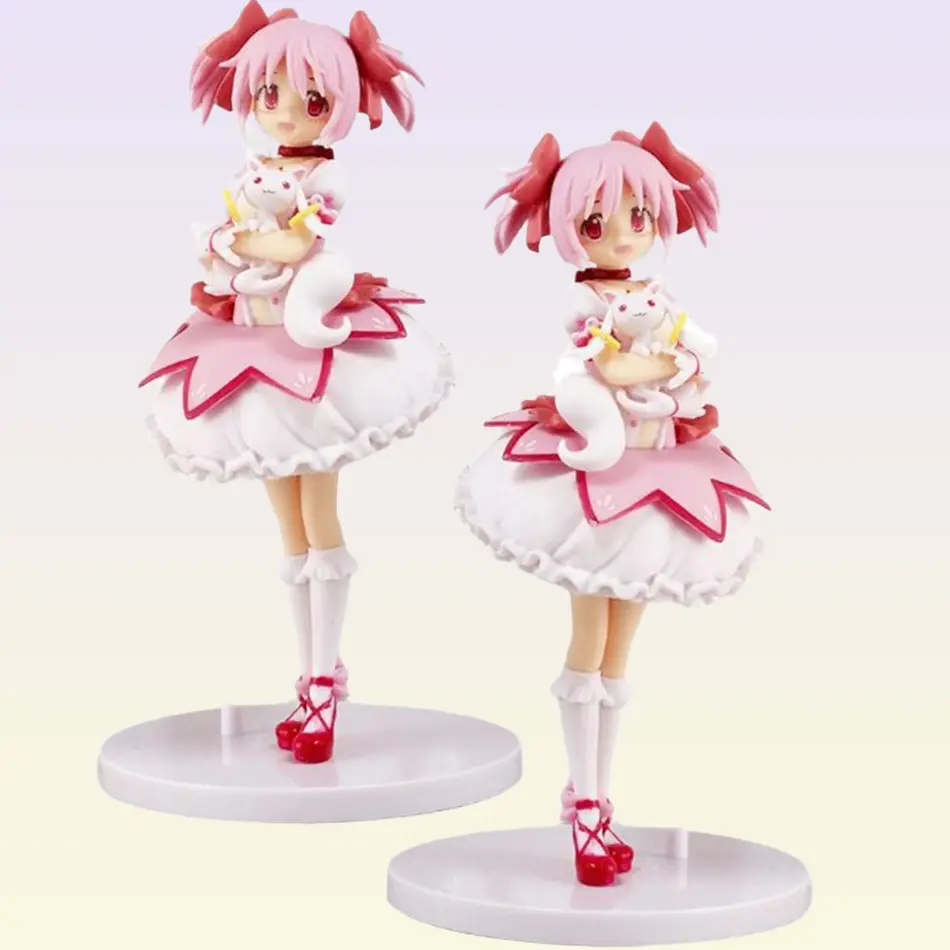 In Stock Aniem Puella Magi Madoka Magica Cute Kaname Madoka Model Toy PVC Action Figure Desktop Decoration Kawaii Doll Gifts