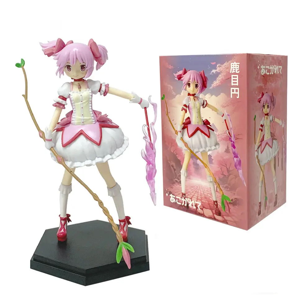 In Stock Aniem Puella Magi Madoka Magica Cute Kaname Madoka Model Toy PVC Action Figure Desktop Decoration Kawaii Doll Gifts