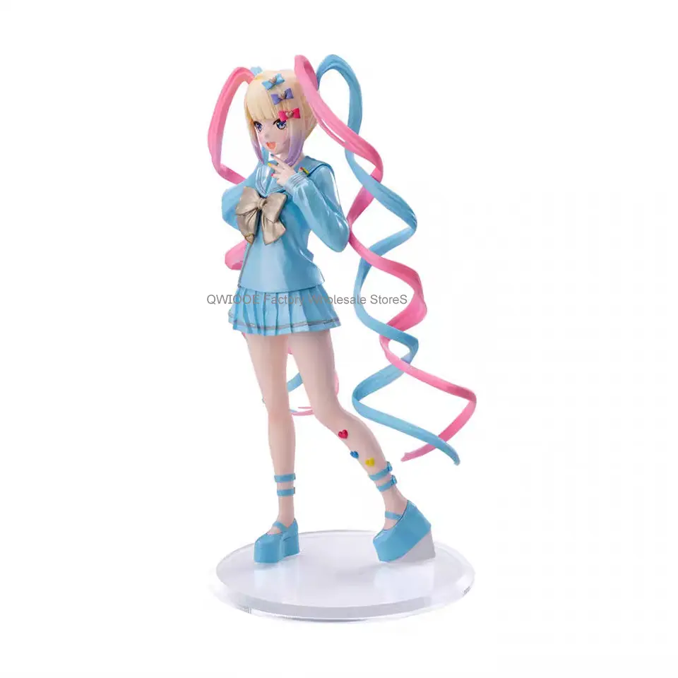 Original Genuine SEGA NEEDY GIRL OVERDOSE 18cm KAngel Anime PVC Action Figure Toy Game Collectible Model Doll QWIOOE Wholesale