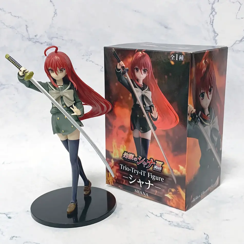 Anime Shakugan no Shana Shana Figure Action Figures PVC Model Collection Ornament Dolls Toy Festival Birthday Kid Gifts In Stock