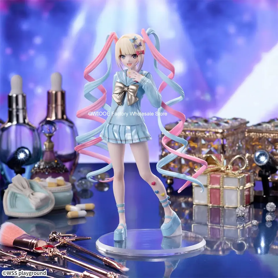Original Genuine SEGA NEEDY GIRL OVERDOSE 18cm KAngel Anime PVC Action Figure Toy Game Collectible Model Doll QWIOOE Wholesale