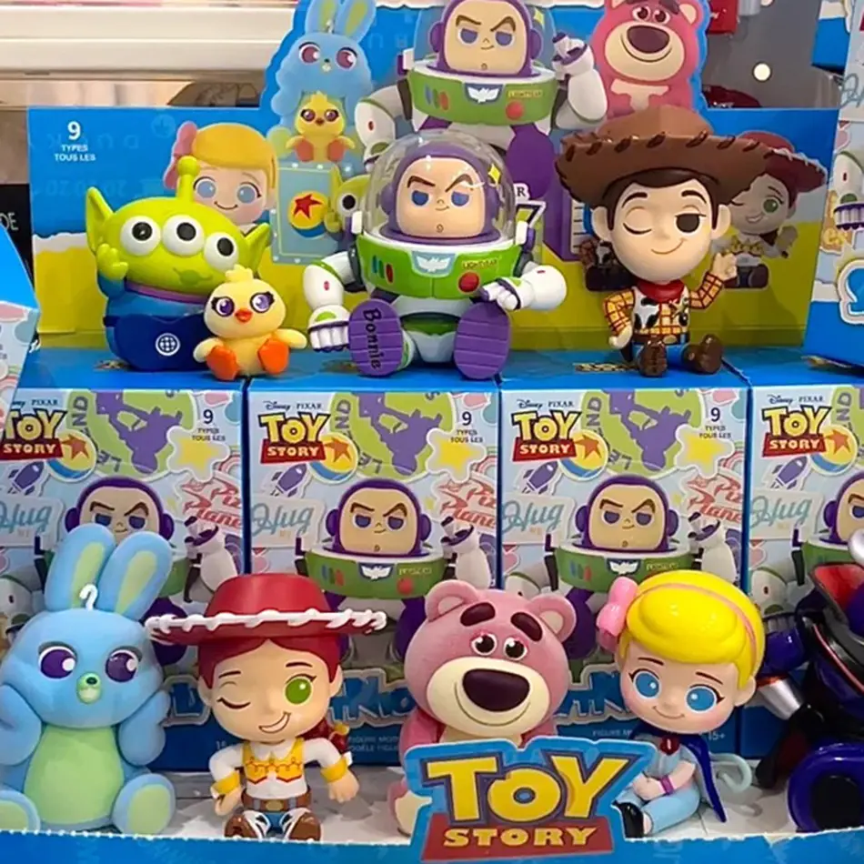 5cm 7pcs/set Disney Toys Story 4 Woody Buzz Lightyear Action Figure Anime Decoration Collection Figurine Toy Model For Children