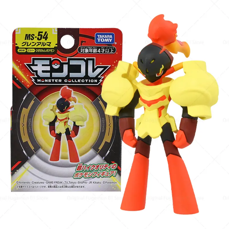 Original TAKARA TOMY Pokemon Floragato Blaziken Quaxly Quaquaval Mega Lucario Figure Toy Sprigatito Meowscarada Model Doll Gifts