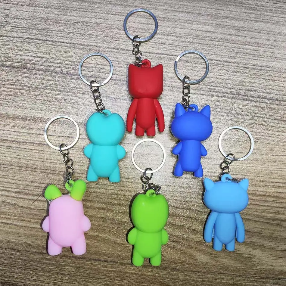 New Fuggleres Keychain Pendant Model Doll Funny Ugly Monster Figure Statue 6-8.5cm Ornaments Dolls Birthday Gift