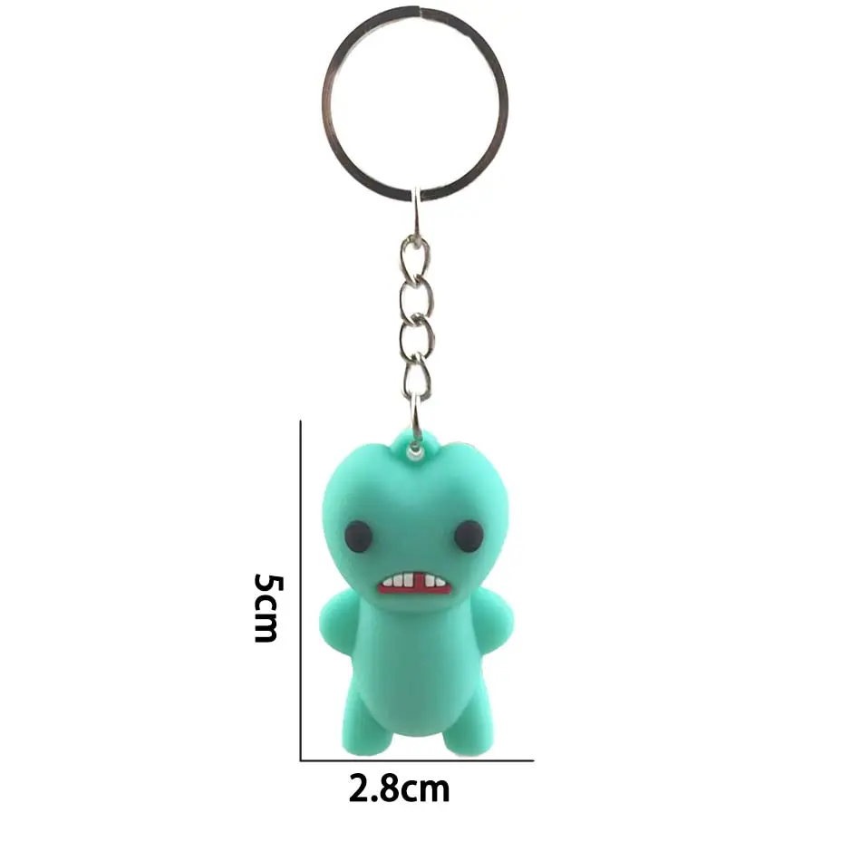 New Fuggleres Keychain Pendant Model Doll Funny Ugly Monster Figure Statue 6-8.5cm Ornaments Dolls Birthday Gift