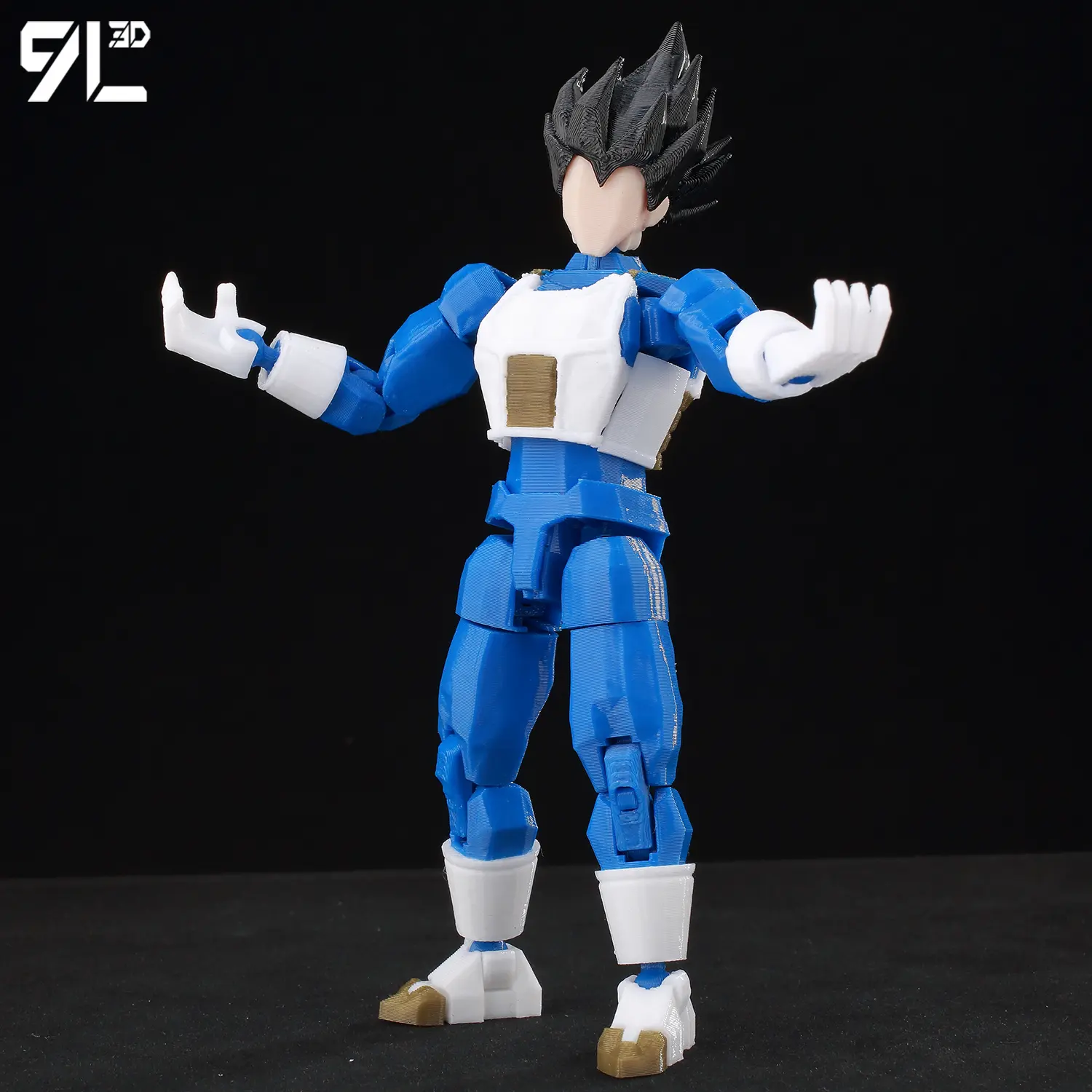 9L3D Action Doll Dummy Titan13 Goku Vegeta Berit Super Saiyan Full Body Movable Figure Stress Relief Limited Edition Collectible