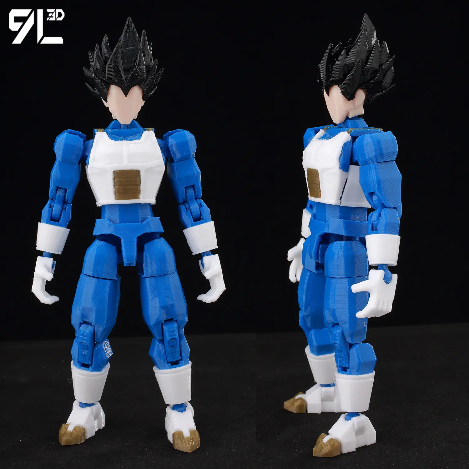 9L3D Action Doll Dummy Titan13 Goku Vegeta Berit Super Saiyan Full Body Movable Figure Stress Relief Limited Edition Collectible