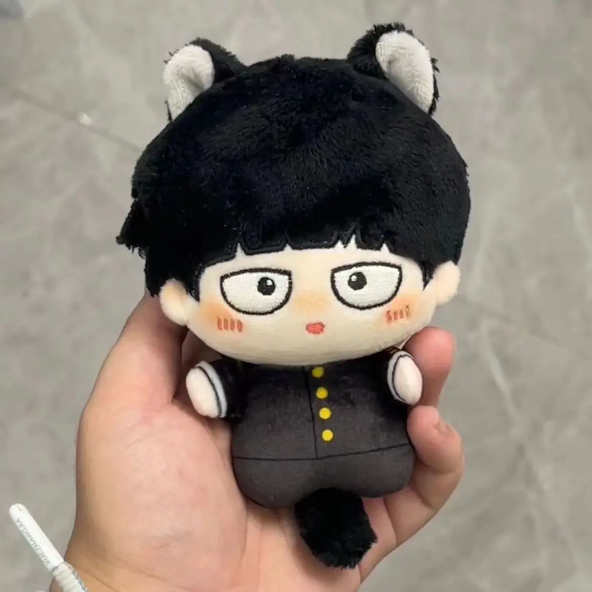 Psionic Power 100% Q Edition Figure Cartoon Cotton Doll Shadō Yagami Reigen Arataka Cute Pendant Decoration Doll Gift