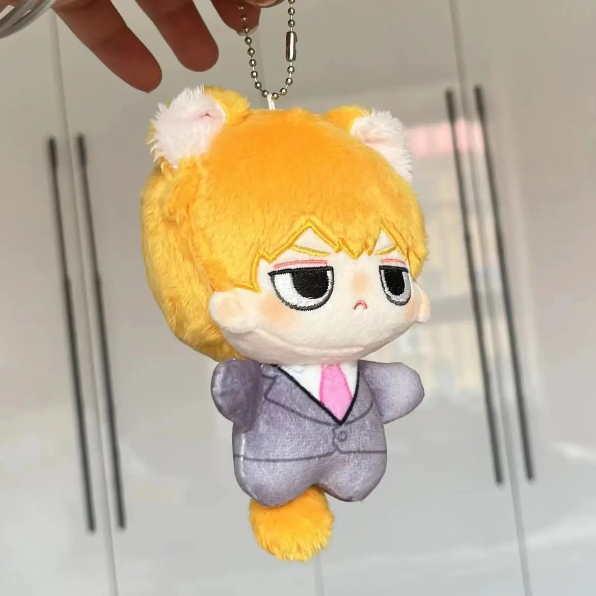 Psionic Power 100% Q Edition Figure Cartoon Cotton Doll Shadō Yagami Reigen Arataka Cute Pendant Decoration Doll Gift
