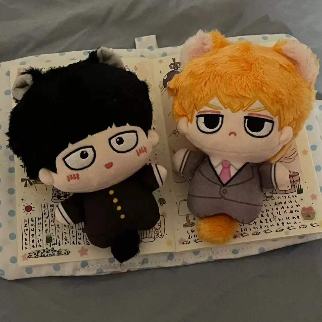 Psionic Power 100% Q Edition Figure Cartoon Cotton Doll Shadō Yagami Reigen Arataka Cute Pendant Decoration Doll Gift