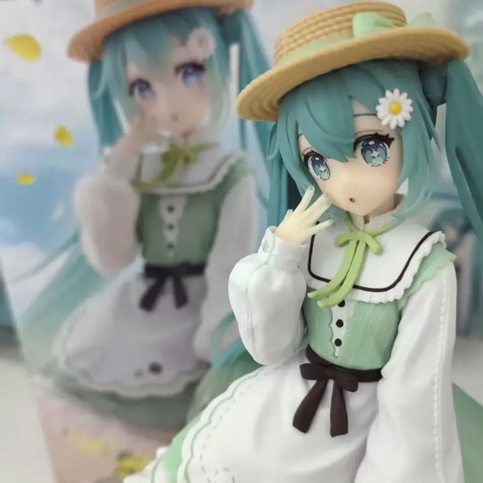 20CM Original Taito Fashion Hatsune Miku Country Anime Figure Toys Action Figurine PVC Model Collection Doll Birthday Gifts