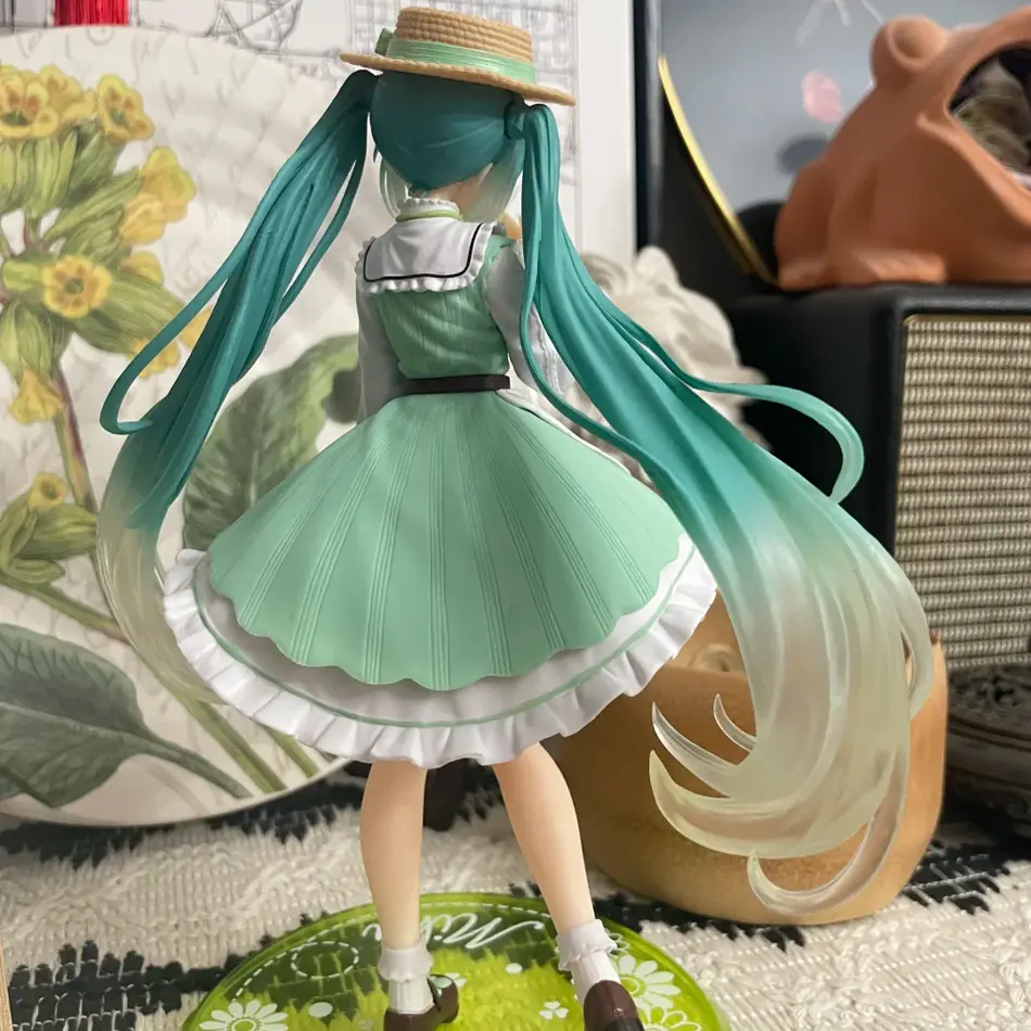 20CM Original Taito Fashion Hatsune Miku Country Anime Figure Toys Action Figurine PVC Model Collection Doll Birthday Gifts
