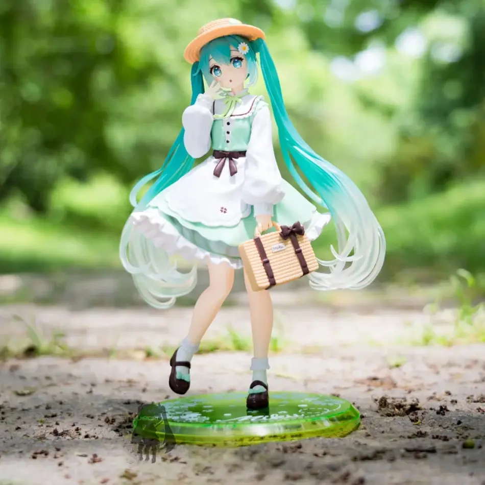 20CM Original Taito Fashion Hatsune Miku Country Anime Figure Toys Action Figurine PVC Model Collection Doll Birthday Gifts