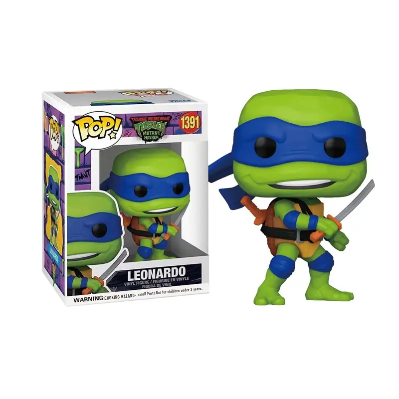 MINISO Elf Ninja Turtle Anime Figure Neca 1990 Film Version Edition Action Figurine Model Pvc Statue Room Ornament Birthday Gift