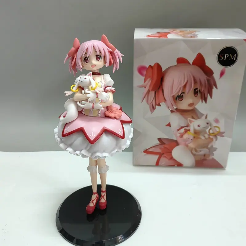 Puella Magi Madoka Magica Anime Figure 21cm Kaname Madoka Action Figure Model PVC Decor Statue Dolls Toys Birthday Present ﻿