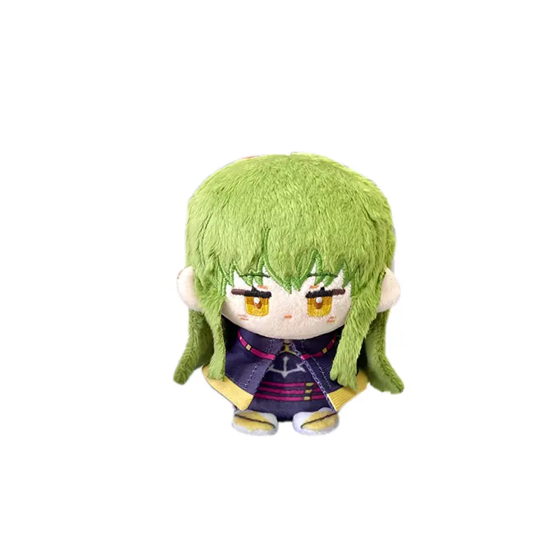Anime Lelouch Lamperouge C.C.Stuffed Plush Doll Sitting Toy Mini Figure Keychain Bag Decorative Pendant Birthday Xmas Gift 12cm