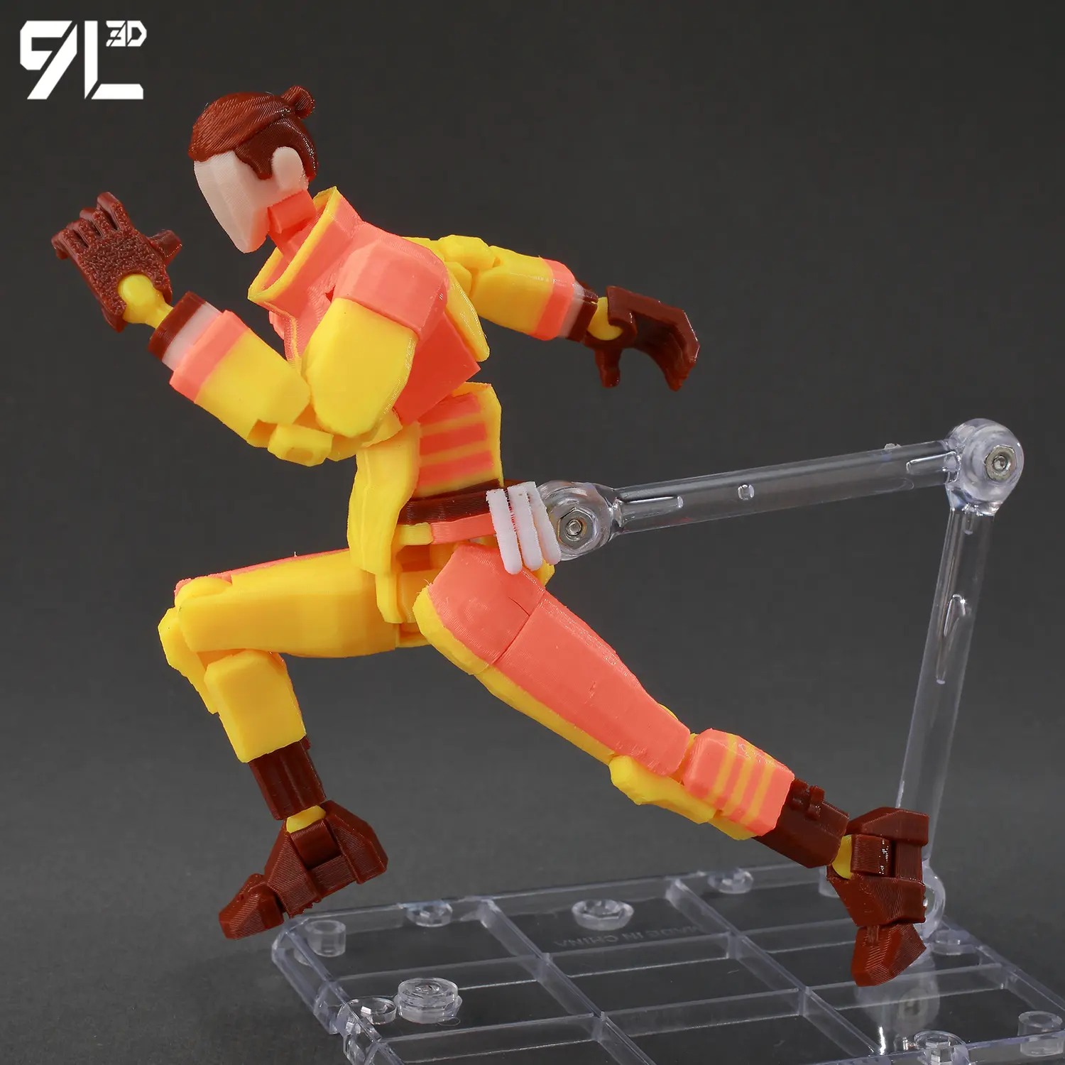 9L3D Printed Titan Lucky13 Invincible Boy Anime Action Figure Multi Jointed Robot Toy Creative Desk Decoration Stress Relief T13