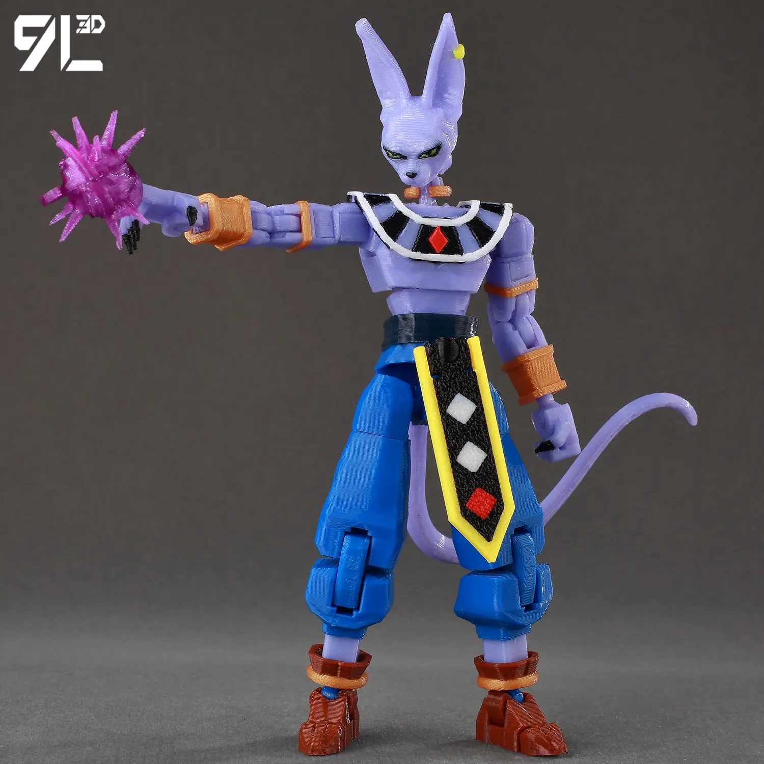 9L3D Action Doll Dummy13 T13 Beerus VS Super Saiyan Action Figures Full Body Movable Stress Relief Toy Desk Decor Birthday Gifts