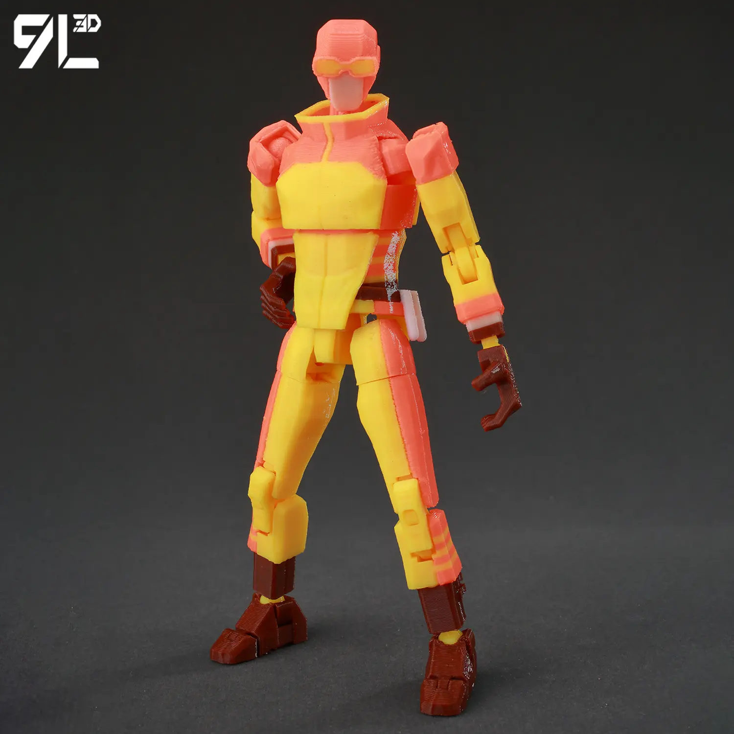 9L3D Lucky13 Invincible Boy Anime Fan 3D Printed Action Figure Multi Jointed Robot Toy Desk Decoration Stress Relief Dummy13 T13