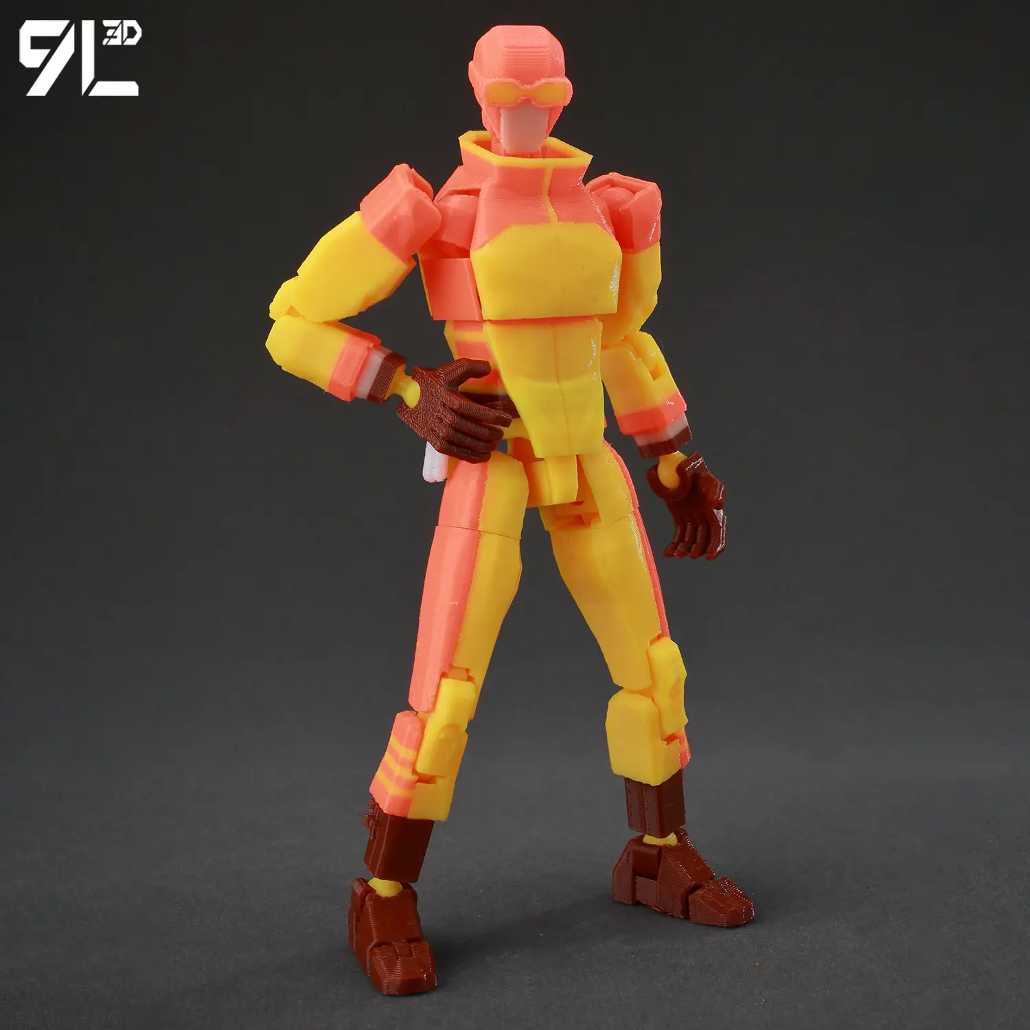 9L3D Lucky13 Invincible Boy Anime Fan 3D Printed Action Figure Multi Jointed Robot Toy Desk Decoration Stress Relief Dummy13 T13