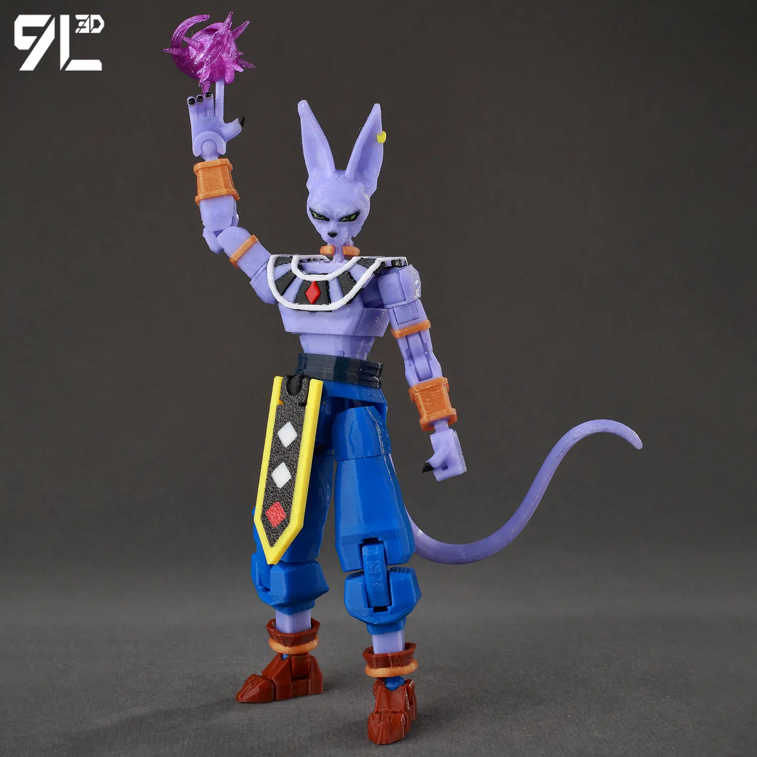 9L3D Action Doll Dummy13 T13 Beerus VS Super Saiyan Action Figures Full Body Movable Stress Relief Toy Desk Decor Birthday Gifts