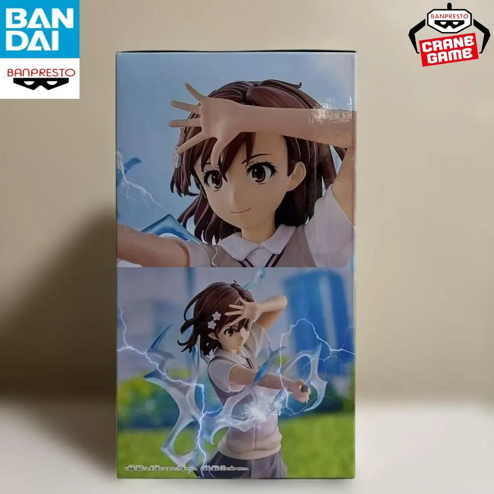 BANDAI BANPRESTO Toaru Kagaku No Chou Denjihou ESPRESTO Anime Figure 22cm Standing Model Gift Quality Collectible Misaka Mikoto