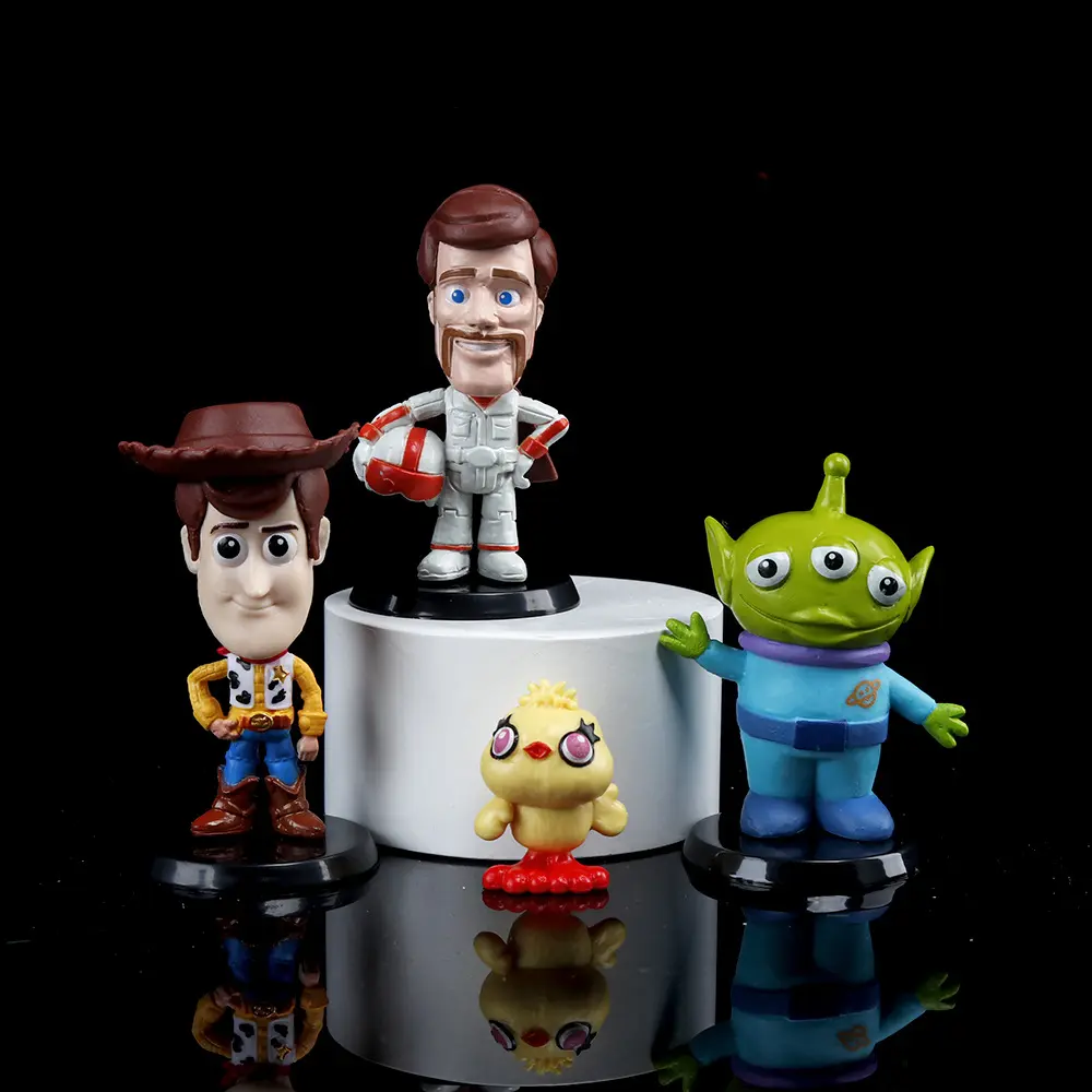 10Pcs Anime Toy Story Action Figure Buzz Lightyear Woody Jessie Alien Kawaii Doll PVC Collectible Model Toys Kid Christmas Gift