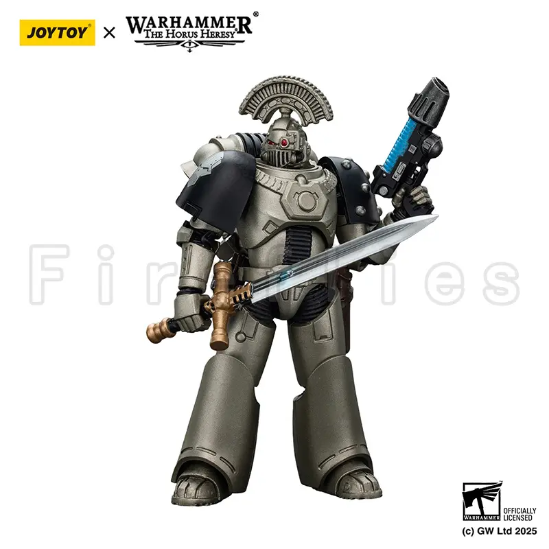 [Pre-Order]1/18 JOYTOY Action Figure Horus Iron Warriors MKVI Tactical Sergeant And Command Squad Chosen With Legion Standard