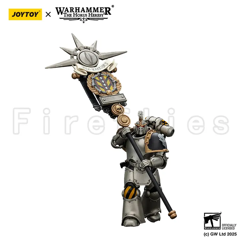 [Pre-Order]1/18 JOYTOY Action Figure Horus Iron Warriors MKVI Tactical Sergeant And Command Squad Chosen With Legion Standard