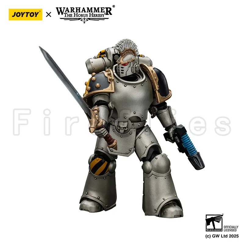 [Pre-Order]1/18 JOYTOY Action Figure Horus Iron Warriors MKVI Tactical Sergeant And Command Squad Chosen With Legion Standard