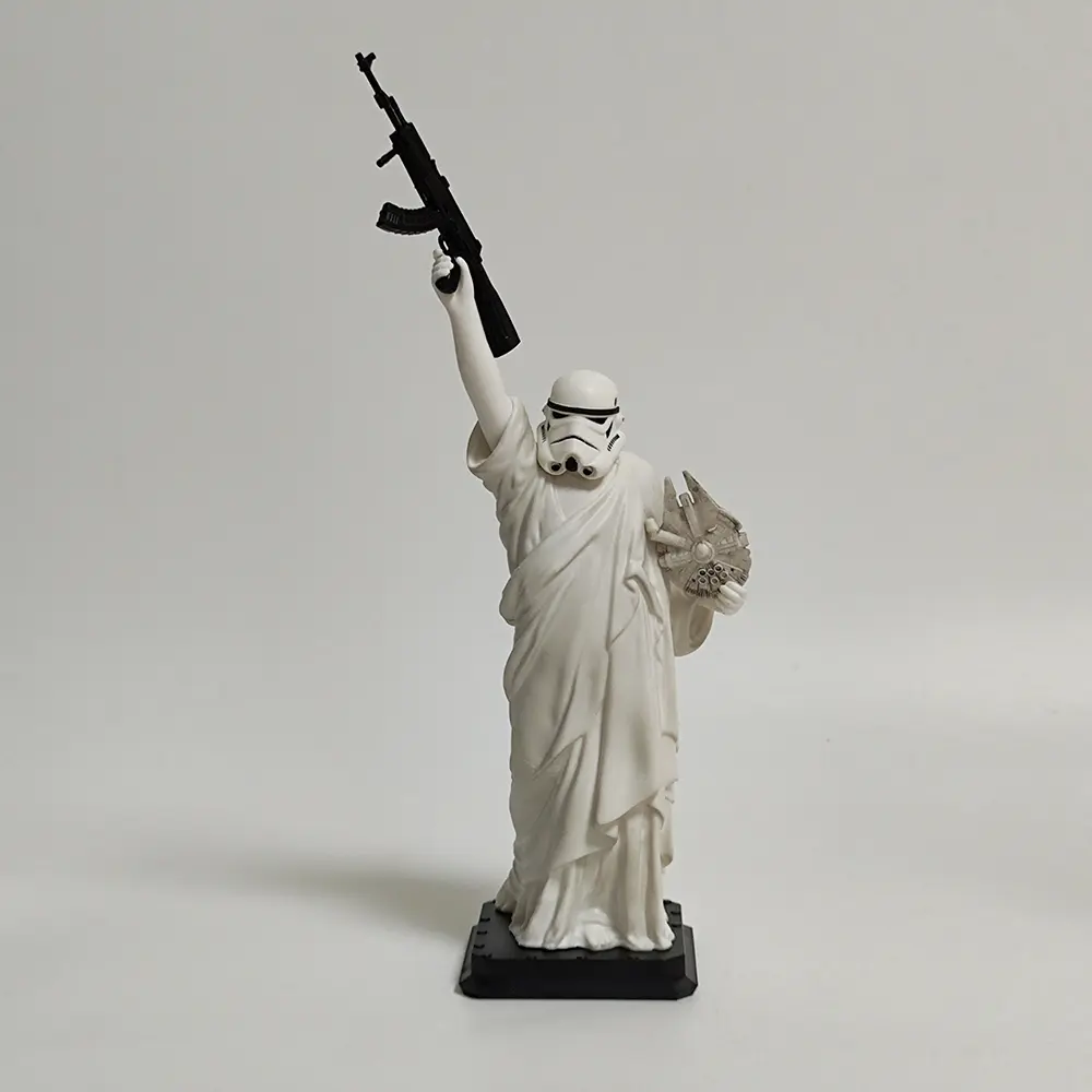 Star Wars Freedom Fighter PVC Action Figure Peaceful Warrior Anime Figure Model Toys Ornament Collection Doll For Birthday Gift