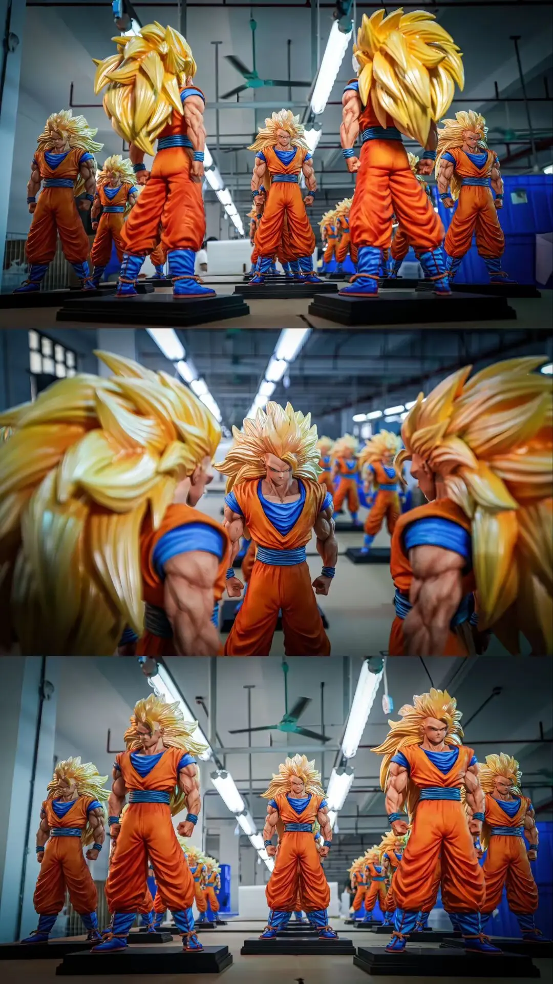 In Stock JT Dragon Ball Anime Figure Son Goku Figurine Ssj3 Goku Figurine Super Saiyan 3 Goku Figures PVC Statue Model Gift Toys