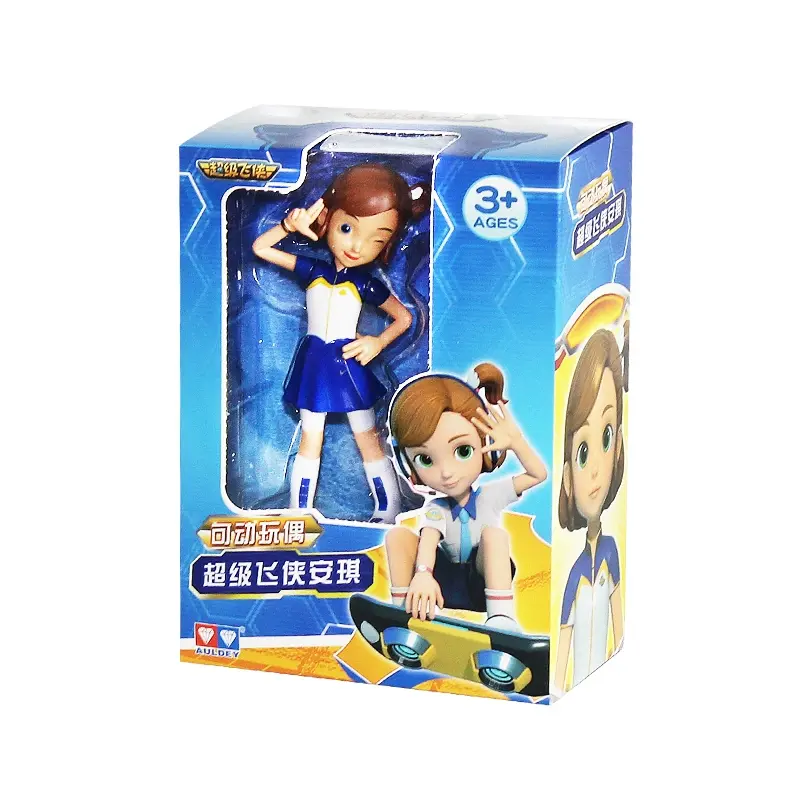 AULDEY, Super Wings,Super Flying Man, Movable Doll, Jinbao, Angel, Doll, Toy, Figure, Model Doll.