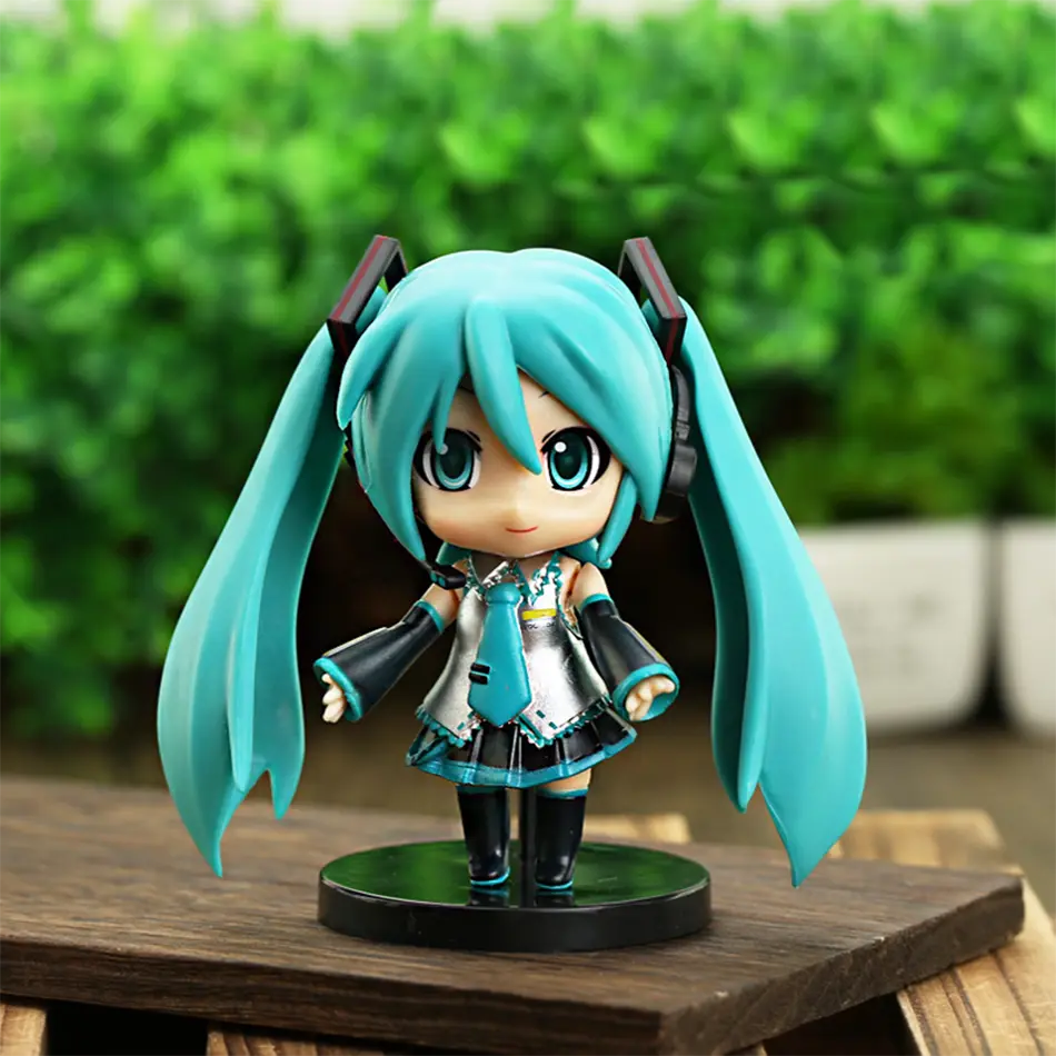 Hot Hatsune Miku Anime Figure Pink Dress PVC Model Action Toys Cherry Pink Cherry Blossom Decoration Collect Gifts
