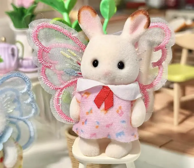 Kawaii Forest Family Anime Figure Doll Mini Accessory Wings Ternurines Clothes Accessory