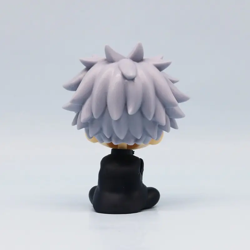 Anime Kawaii PVC Collection Dolls Fushiguro Look Up Ryomen Sukuna Toy Gojo Jujutsu Kaisen Mini  Geto Suguru Sitting Figure
