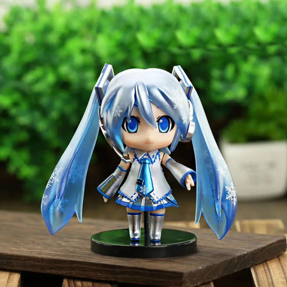 Hot Hatsune Miku Anime Figure Pink Dress PVC Model Action Toys Cherry Pink Cherry Blossom Decoration Collect Gifts