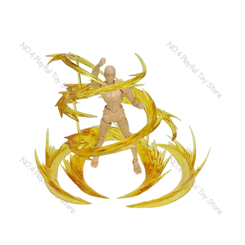 Whirlwind Lightning Aeration Cracking Explosion Scene Model Special Effects Decoration with Bracket for Model Action  Toy Figure