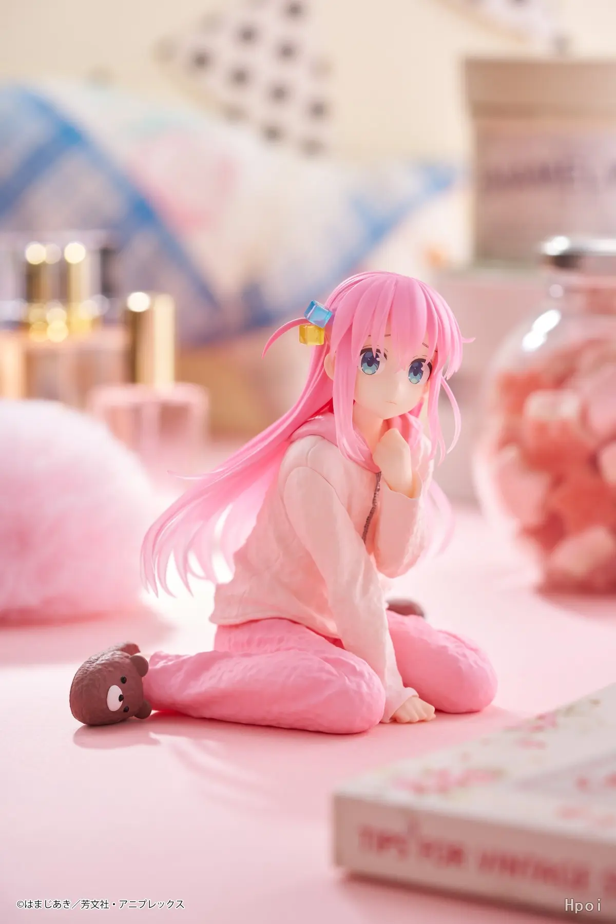 10CM Anime Bocchi The Rock! Animated Version Coreful Doll Gotoh Hitori Loungewear Model Toy Gift Action Figure PVC Doll