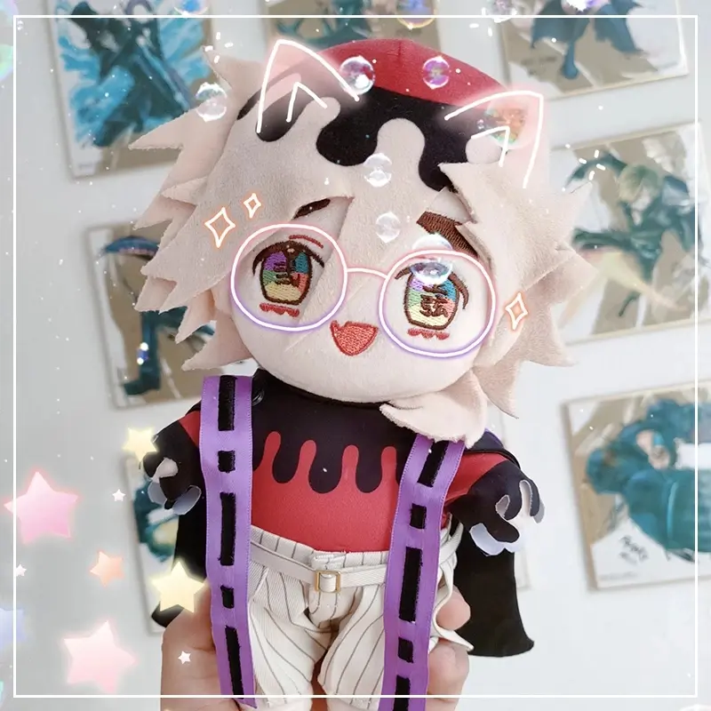 Demon Slayer Plush Douma Figure Plushie Doll Clothes Changeable Japan Anime Cosplay Merch Cartoon Comic Toy Manga Gift 8" 20cm