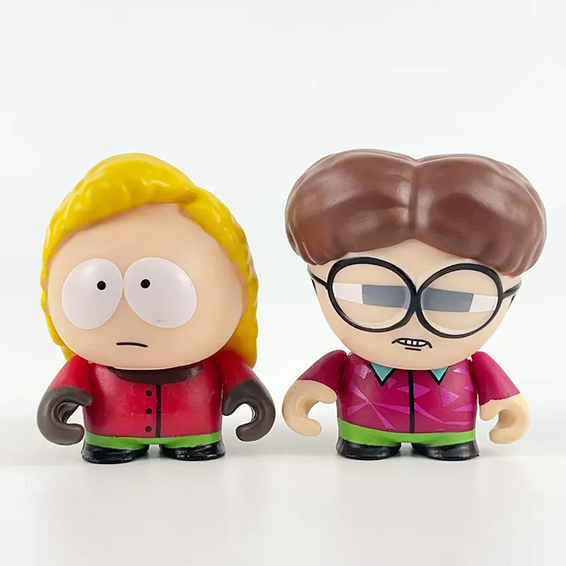 6Pcs/Set South Park Anime Figure The Stick of Truth Kenny McCormick Stan Marsh Cute Lovely Dolls American Band Ornaments