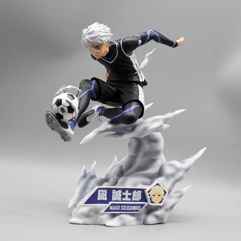 Blue Lock Anime Figures 23cm Nagi Seishiro Figure PVC Model Statue Collectible Toy Desk Decoration Dolls Children Birthday Gifts