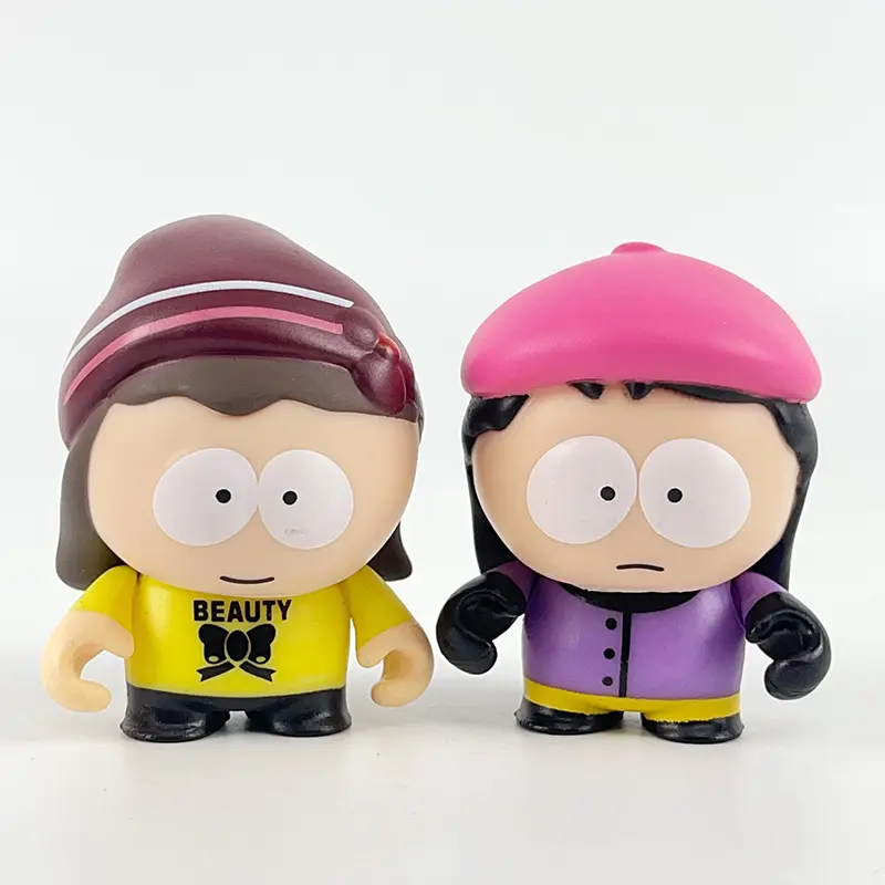 6Pcs/Set South Park Anime Figure The Stick of Truth Kenny McCormick Stan Marsh Cute Lovely Dolls American Band Ornaments