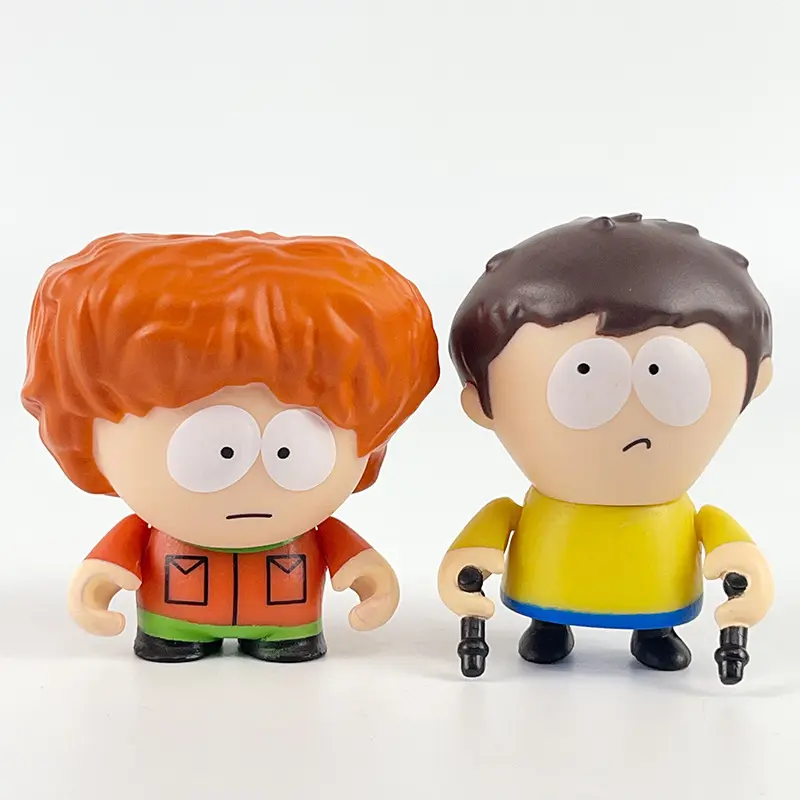 6Pcs/Set South Park Anime Figure The Stick of Truth Kenny McCormick Stan Marsh Cute Lovely Dolls American Band Ornaments