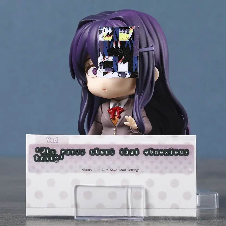 Doki Doki Literature Club! Yuri 2283 Collectile Model Anime Figure Action Kawaii Doll Toy Brithday Gift
