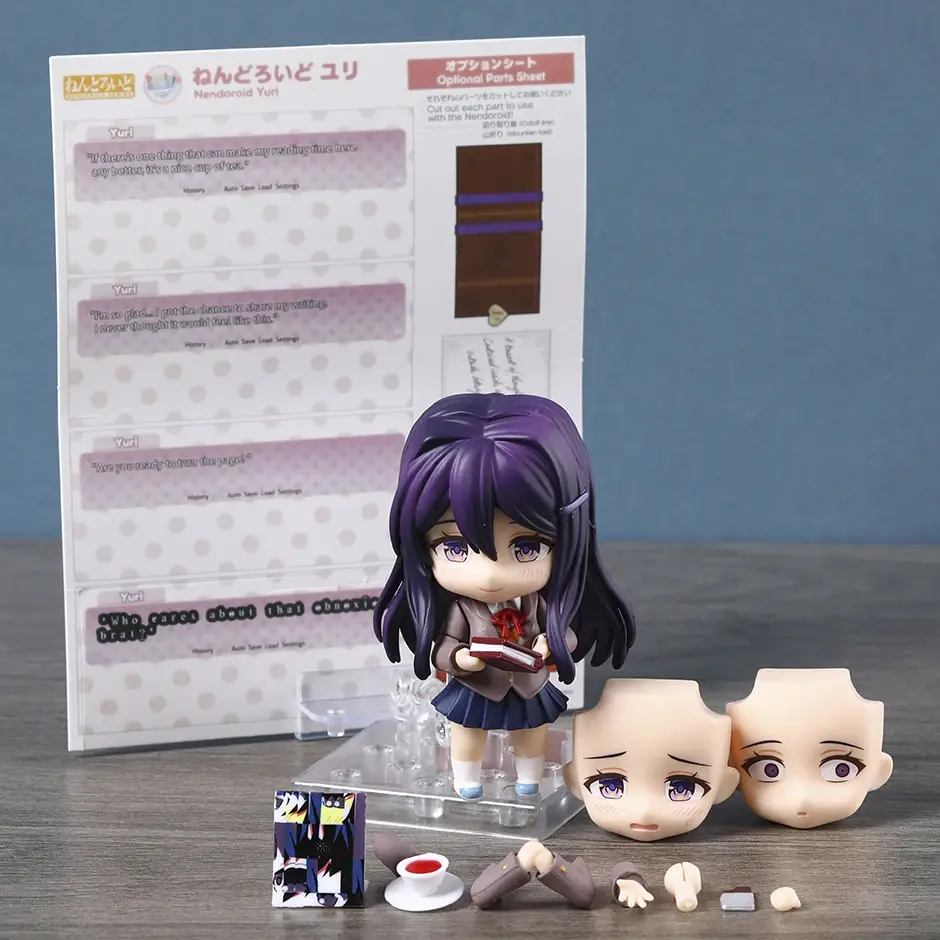Doki Doki Literature Club! Yuri 2283 Collectile Model Anime Figure Action Kawaii Doll Toy Brithday Gift