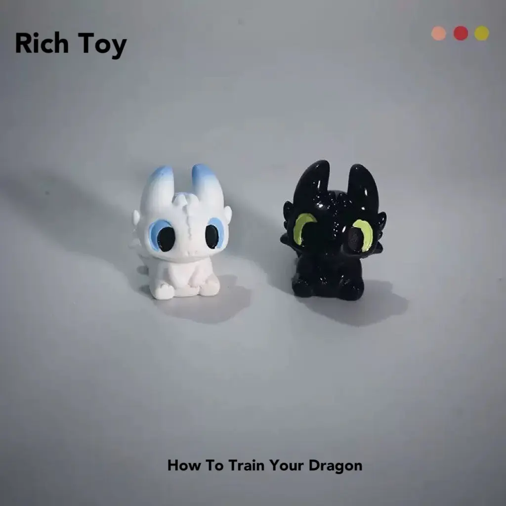 Toothless Cartoo Figure Desktop Decoration Small Ornament Creative Car Diy Accessories Toys Gifts
