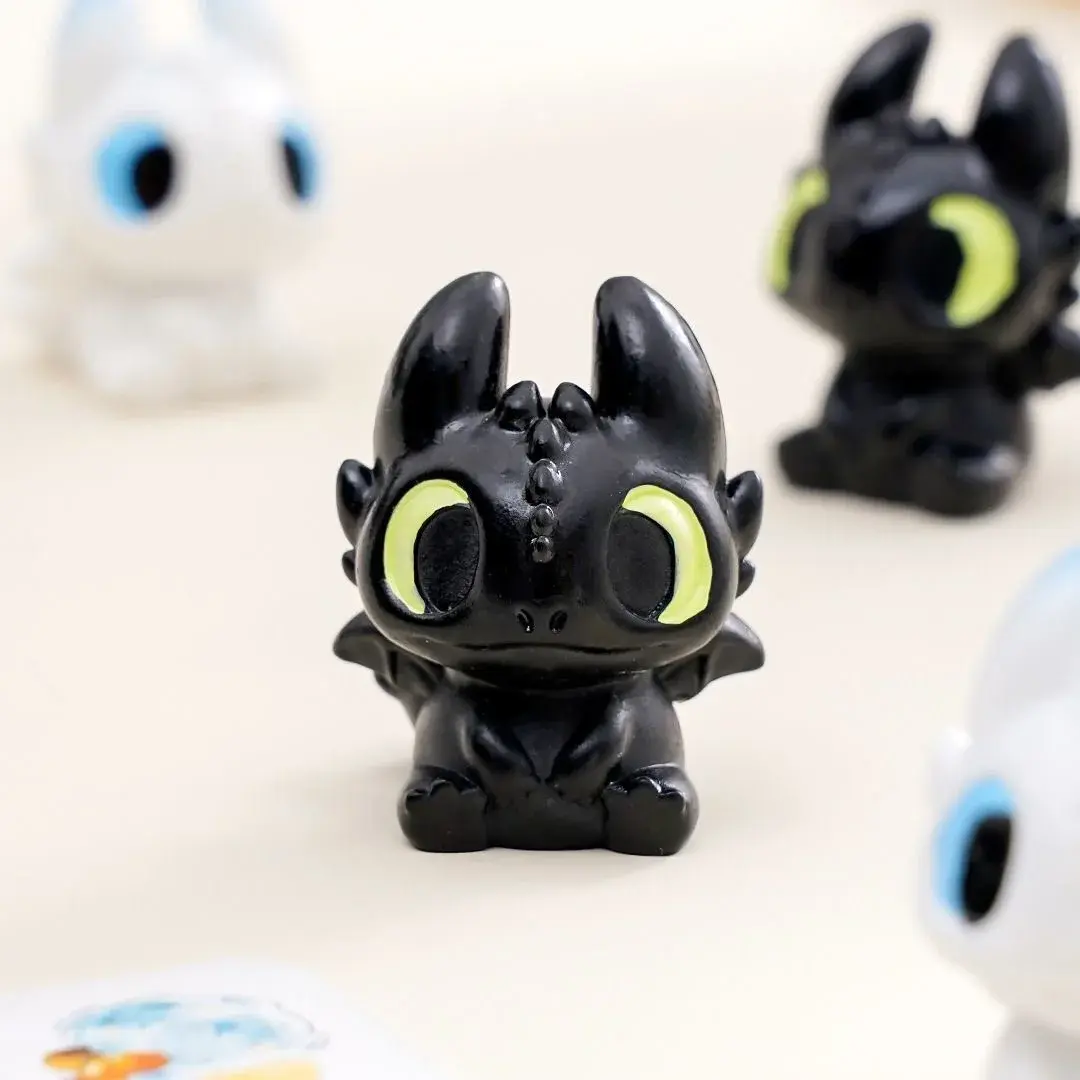 Toothless Cartoo Figure Desktop Decoration Small Ornament Creative Car Diy Accessories Toys Gifts