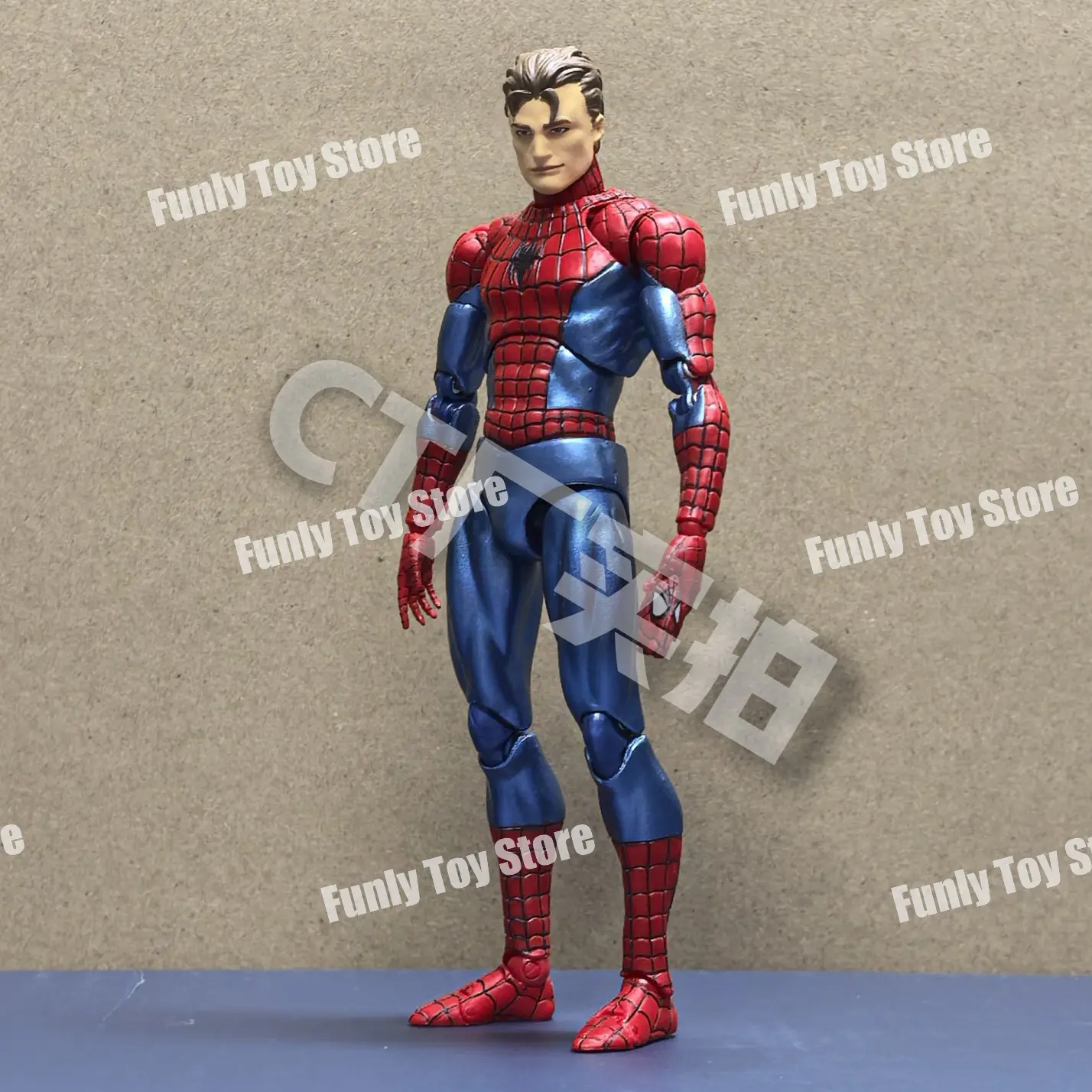 In Stock Ct Toys Spiderman Figure Mafex 075 The Anazing Spider-Man Comic Ver Mafex 185 Anime Action Figure Figurine Gifts Toys